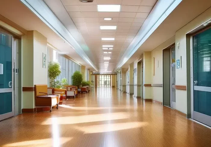 Hospital vinyl flooring