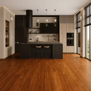 Bamboo Flooring in Kitchen