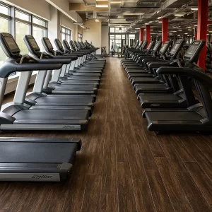 Commercial Flooring in Gym
