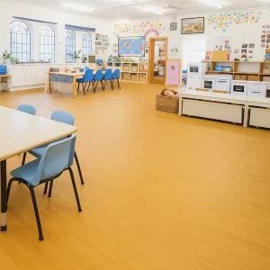 Commercial Vinyl Flooring in Class Room