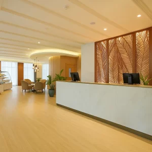 Commercial Vinyl Flooring in Hotel