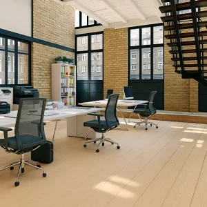 Commercial Vinyl Flooring in Office