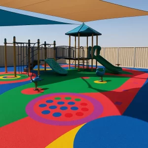 EPDM Flooring in Playground