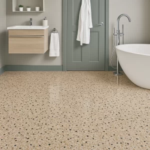 Epoxy Floor Coating in Bathroom