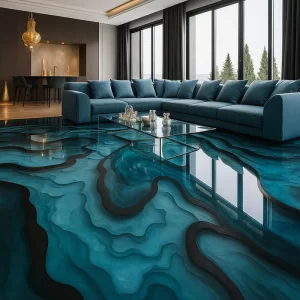 Epoxy Flooring in Residential
