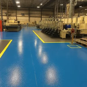 Epoxy Painting in Industrial Floor