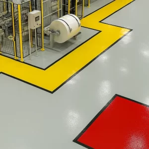 Epoxy Painting in Industrial Floor