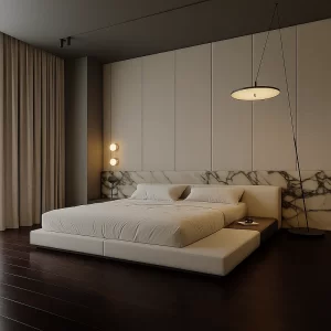 Hardwood Flooring in Bedroom