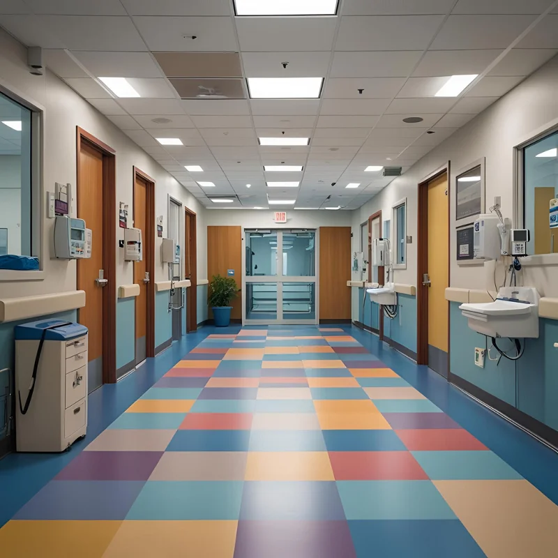 Heterogeneous Hospital Vinyl Flooring