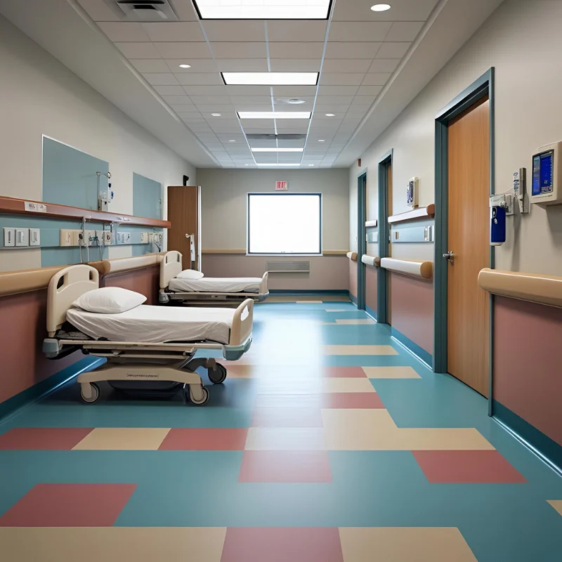 Homogeneous Hospital Vinyl Flooring