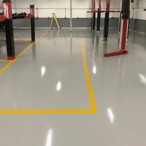 Industrial Epoxy Flooring in Workshop