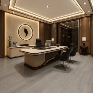 Linoleum Flooring in Office