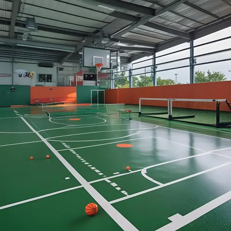 Outdoor Sports Vinyl Flooring