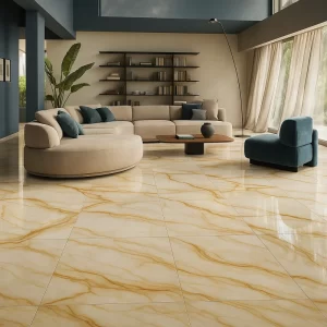 Porcelain Flooring in Living Room