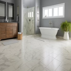 Porcelain Tiles in Bathroom
