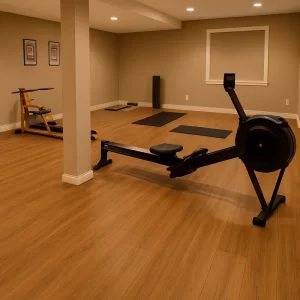 Sports Vinyl Flooring in Home Gym