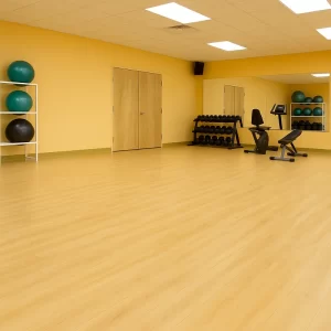 Sports Vinyl Flooring in Home Gym