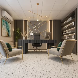 Terrazzo Tiles in Office