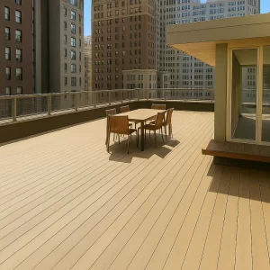 Decking Flooring in Rooftop