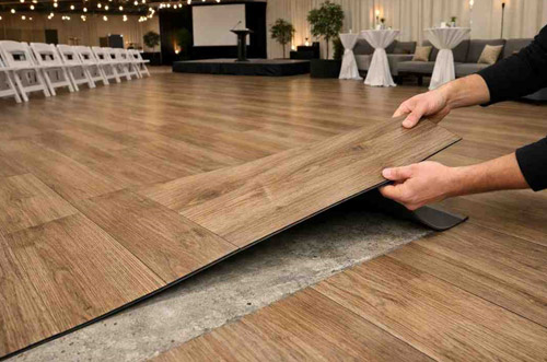 What is lvt flooring dubai and where is it used today