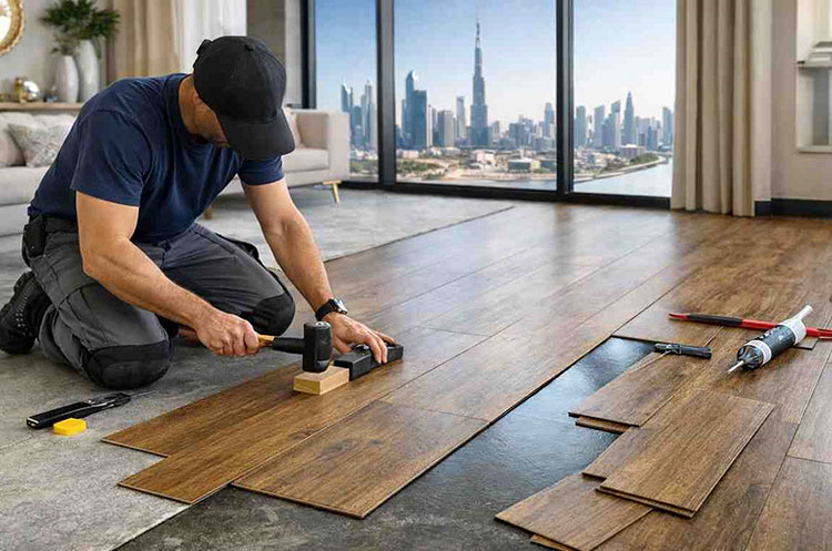 What is lvt flooring dubai and where is it used today