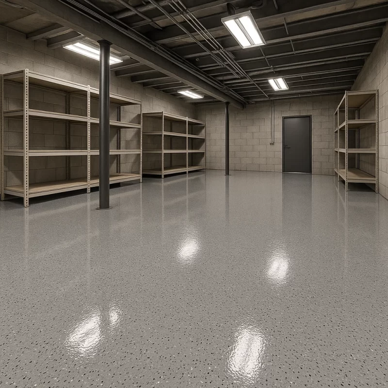 Epoxy Basement Flooring [Commercial}
