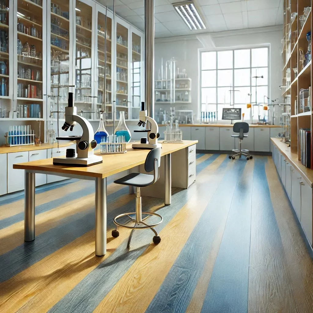 Laboratory vinyl flooring s3