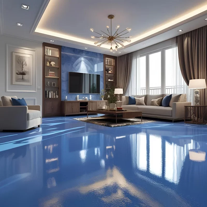 Self-Leveling Epoxy Painting