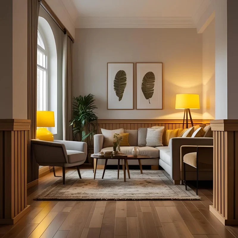 Square Edge wooden Skirting