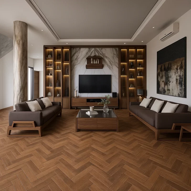 Vinyl Herringbone Flooring